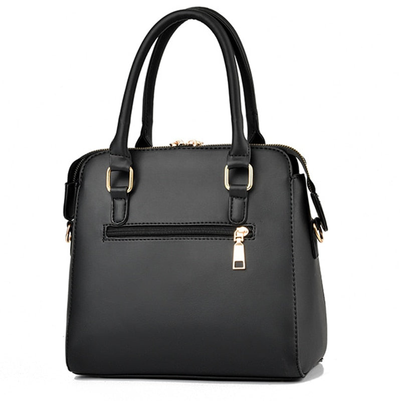 Embroidered PU Leather Tassel Crossbody Bag for Women