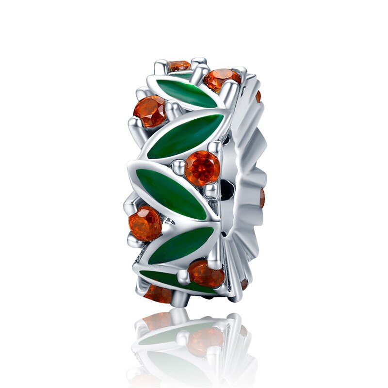 BAMOER Cute Christmas 925 Sterling Silver Charm Beads Fit Original Charms Bracelet