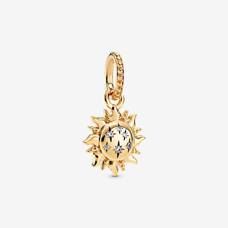 Spring New 925 Sterling Silver Beads Sparkling Daisy Flower Rabbit Charms fit Original pandora Bracelets Women DIY Jewelry
