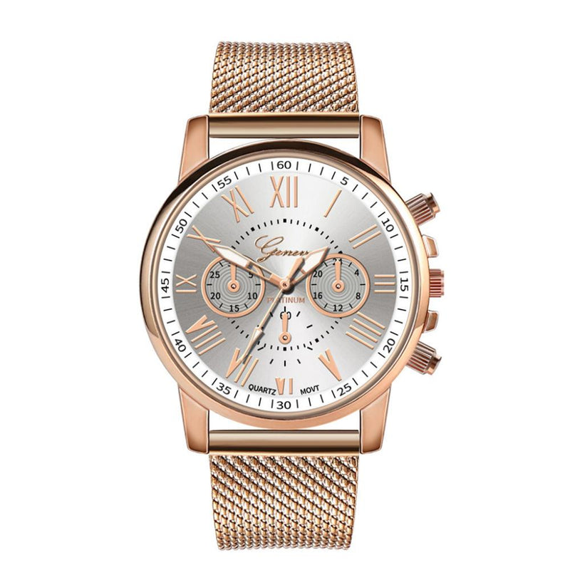 Luxury Womens watches Ladies Quartz Wrist Watch Dress Fashion Stainless Steel Dial Band Watch for women relogio feminino