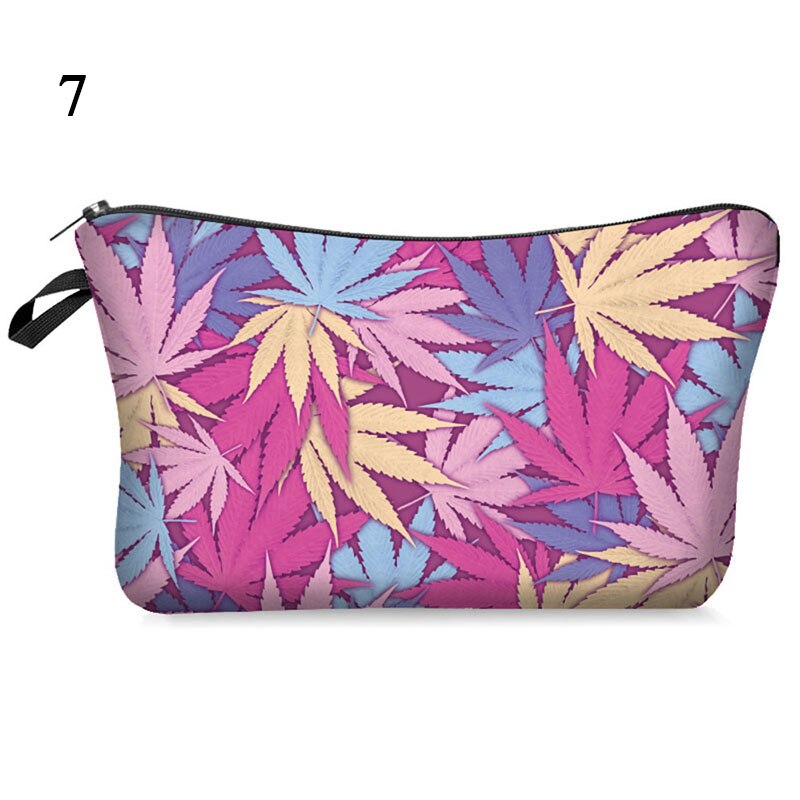 Toiletry Tool Makeup Bag Case Cosmetic Cartoon Bag Cat and Mouse Animal Printing Organizer Bag Travel Case Cute Polyester Pouch