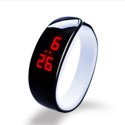 10 Color Dolphin Band Digital Red LED Sports Watch Women