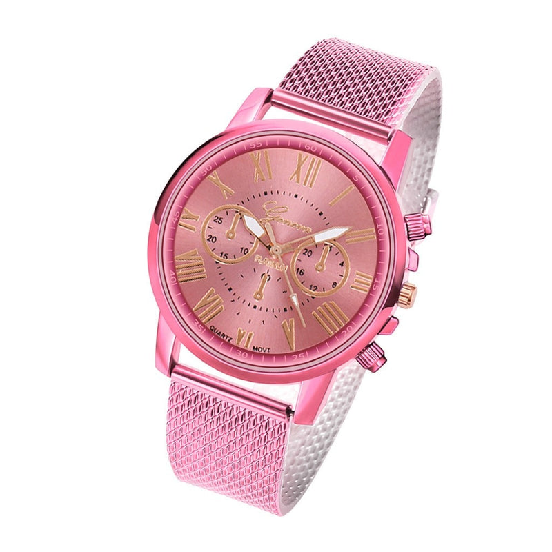 News Ladies Watches Fashion Quartz Stainless Steel Dial Bracele Watches For Women Casual Acero Inoxidable Joyeria Mujer