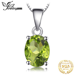 Rose Gold Plated 2.2ct Peridot Pendant for Women