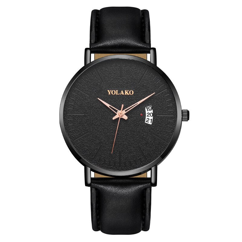 Men Watches Luxury New Top Men Calendar Leather Strap Quartz Watch Men Military Sports Casual Wrist Watch relogio masculino