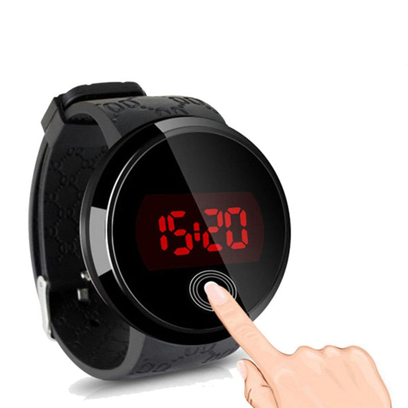 Silicone Touch Screen LED Watch for Men and Women