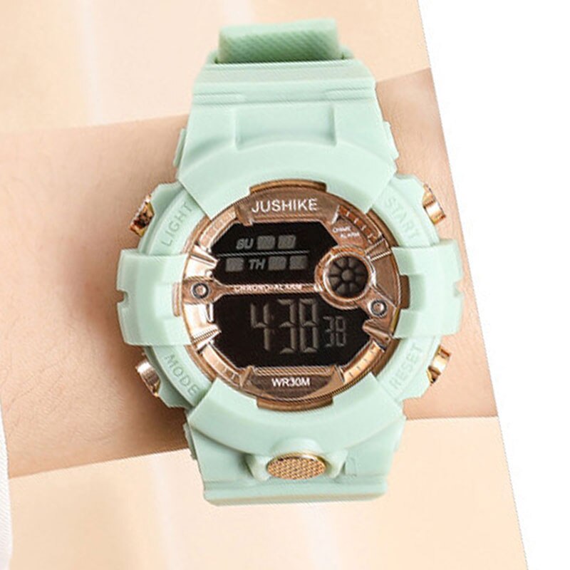Electronic Women Watch Female Students Contracted Trend Movement College of The Wind