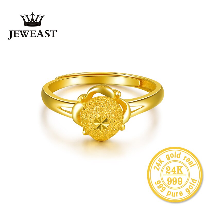 Golden Glow Adjustable 24K Gold Fashion Ring