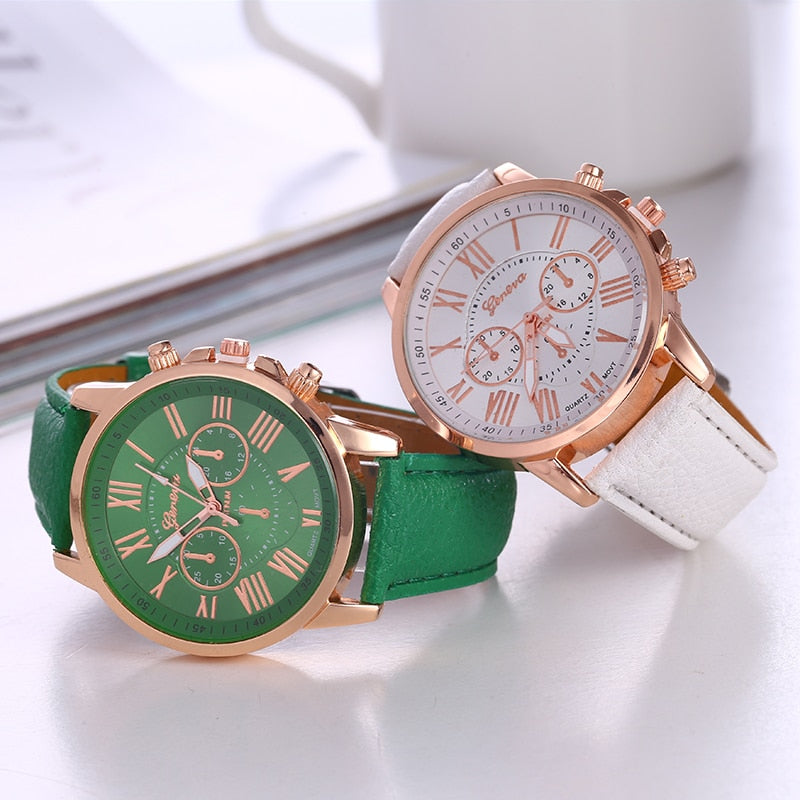 2019 latest fashion pinbo women luxury brand quartz clock watch high quality leather strap ladies wristwatches relogio feminino