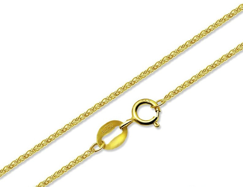 NYMPH Genuine AU 750 18K Gold Chain Necklace