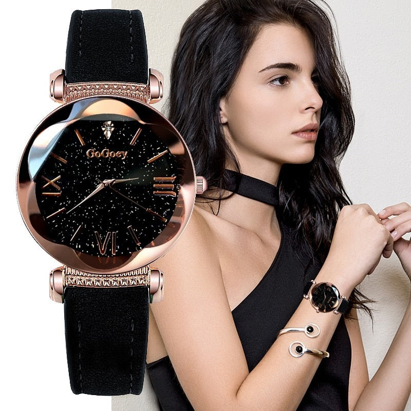 Womens Watches Luxury Ladies Watch Starry Sky Watches for Women Fashion Bayan Kol Saati Diamond Reloj Mujer 2021