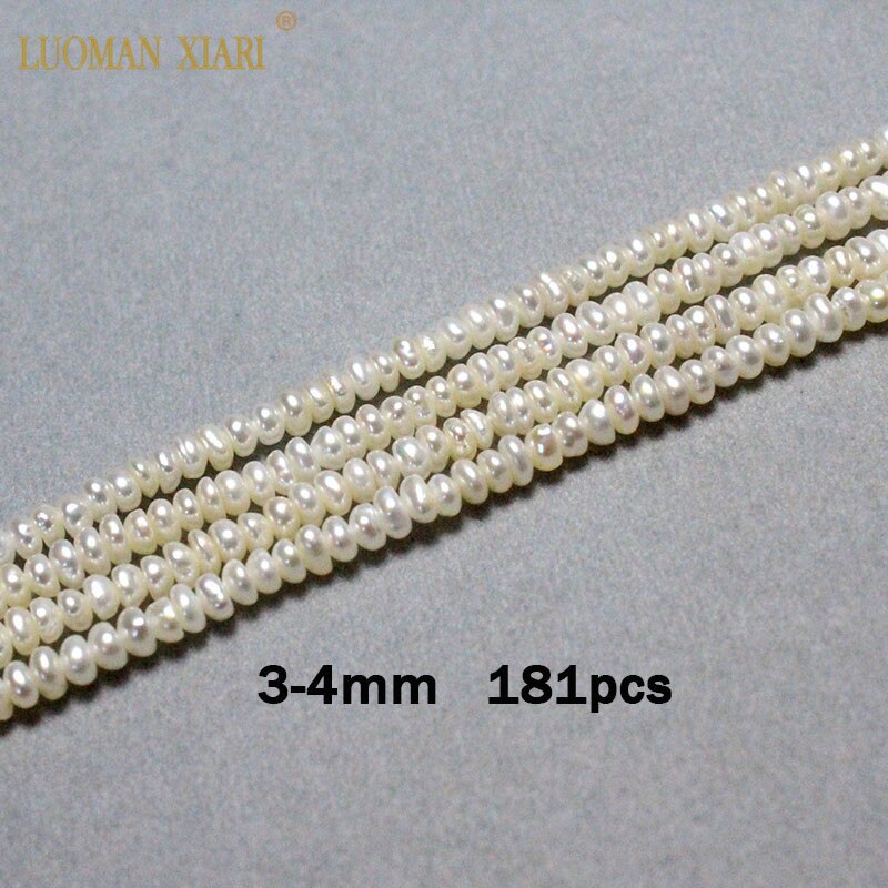 Natural Freshwater Pearls Irregular Shape Beads For Jewelry Making 2-4mm Strand 14