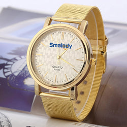 Women Wacthes Top Gold Casual Quartz Watch Women Full Stainless Steel watches Metal Mesh Relojes Clock Men Wristwatch Hot