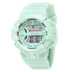 Electronic Women Watch Female Students Contracted Trend Movement College of The Wind