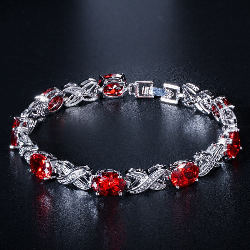 Sterling Silver 0.50ctw Gemstone Bracelet for Her
