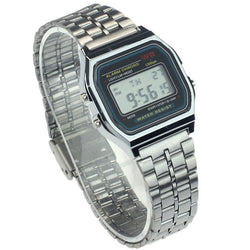 The Classic Square LED Electronic Watches Alloy Women Watch Multi-function