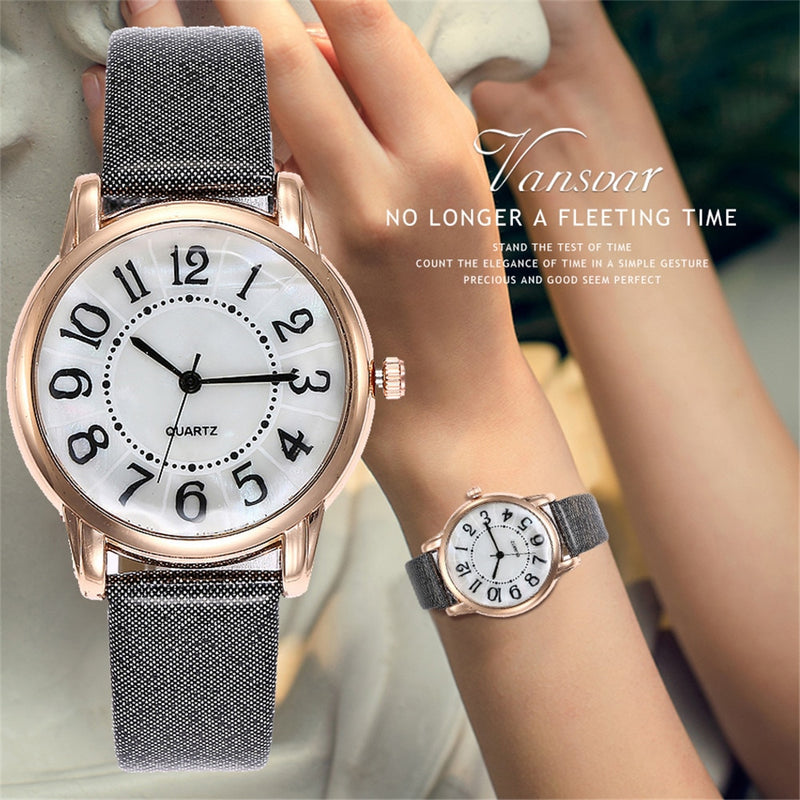 Casual Top Brand Luxury Watches Modern Fashion Wristwatch for Female New Dropshipping Hot Sale Clock Orologio Donna Ceasuri &50