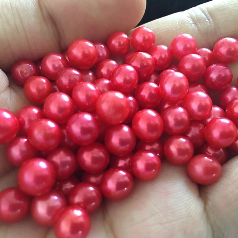 6-8mm Natural Dyed Freshwater High Luster Pearls