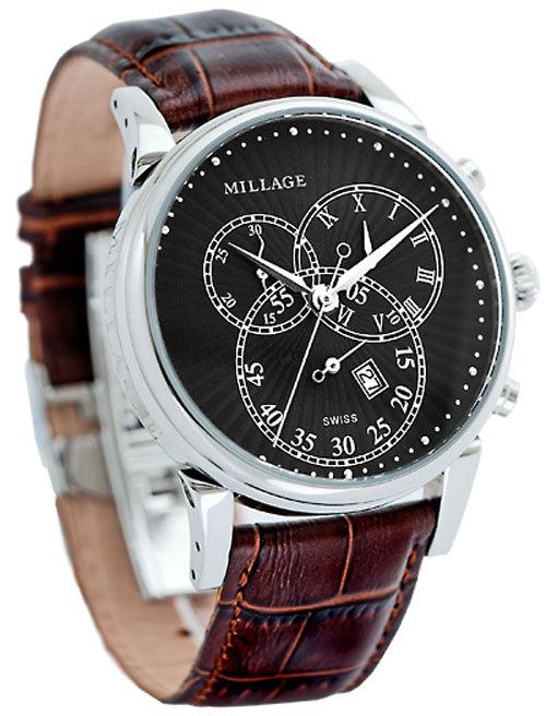 Millage HAMPTON Collection Watch SBLKBR - Bids.com