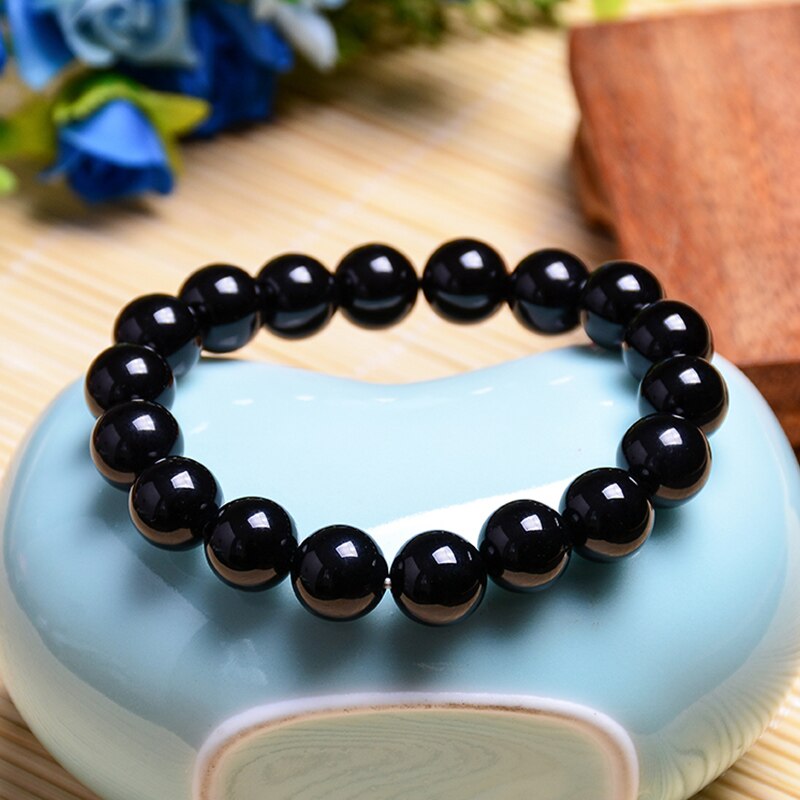 925 Silver Tiger Eye 5A Natural Stone Bead Bracelet for Man