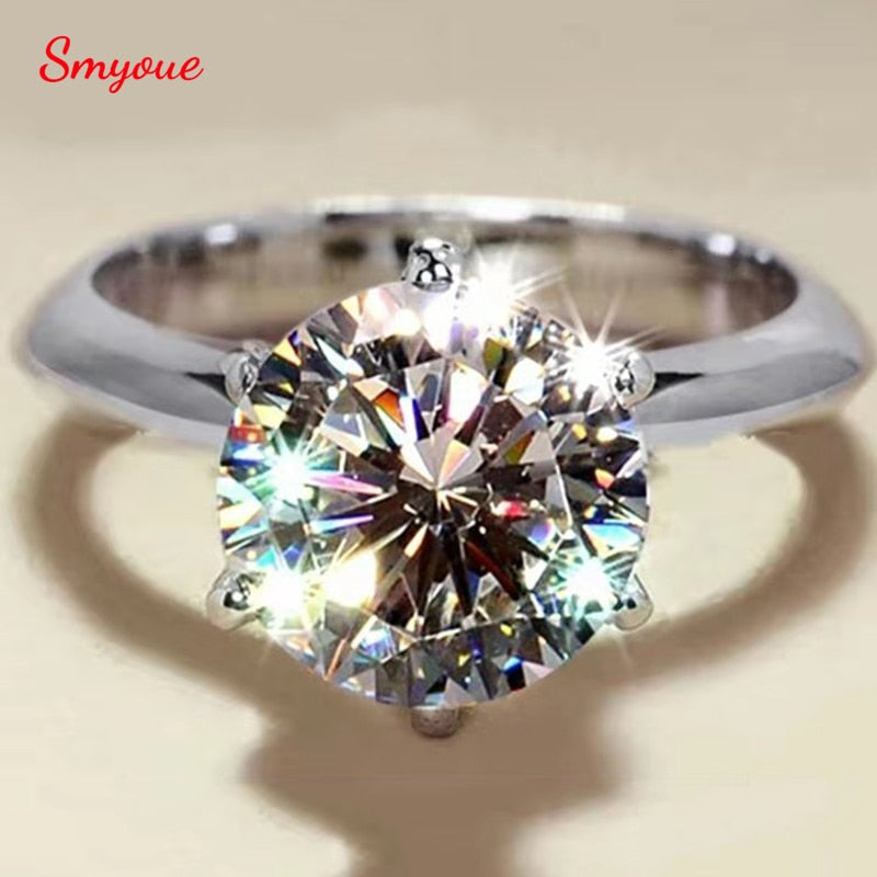 14K Gold Moissanite Solitaire Ring for Women