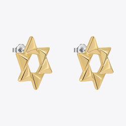 ENFASHION Pendientes Snowflake Stud Earring For Women Gold Color Aretes Windmill Design Jewelry Christmas Droppshiping E221473