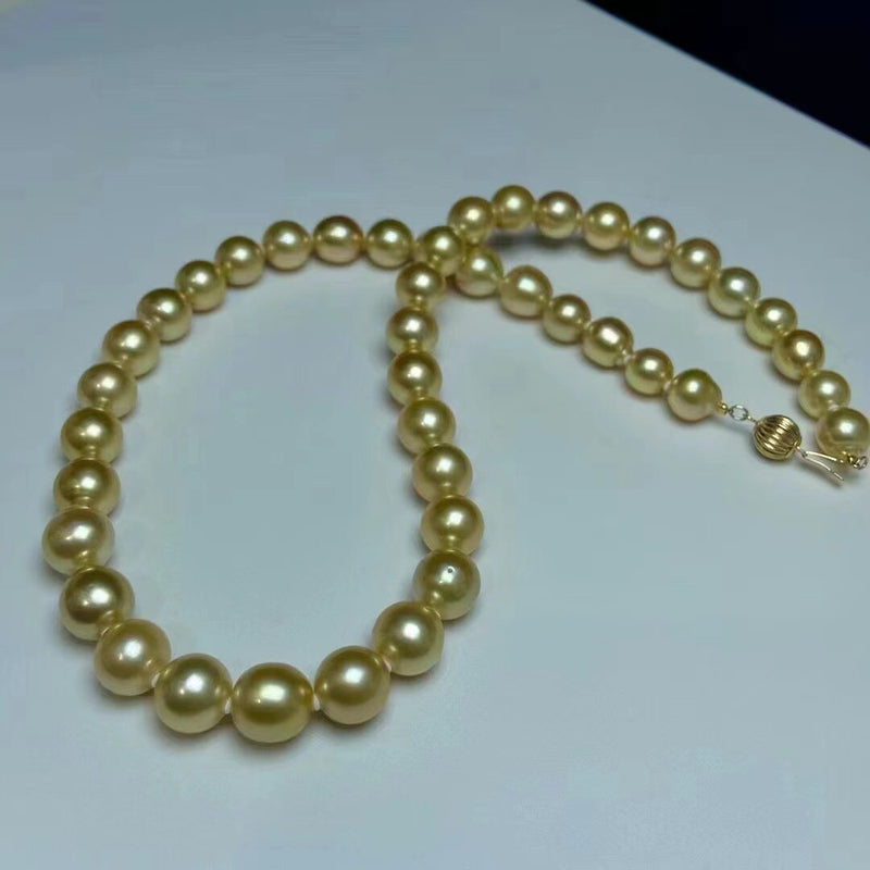 Gold South Sea Pearl Necklace for Women