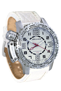 Millage MOSCOW Collection Watch W-BLK-W-LB - Bids.com