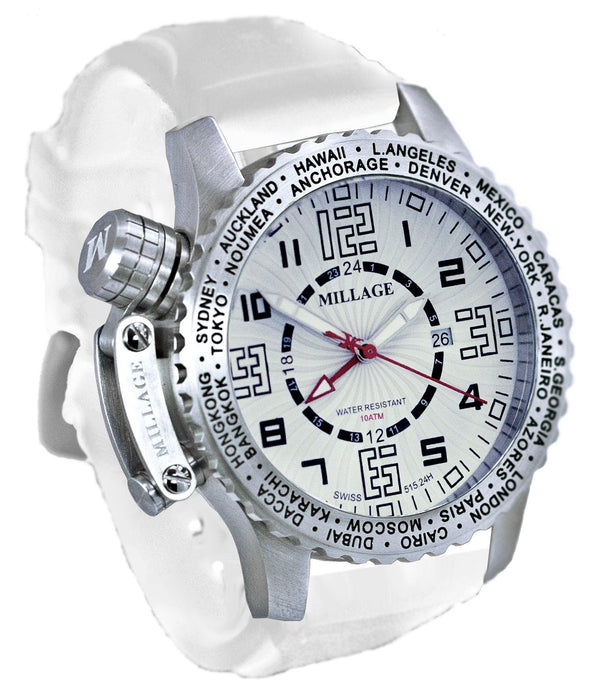 Millage MOSCOW Collection Watch W-BLK-W-SL - Bids.com