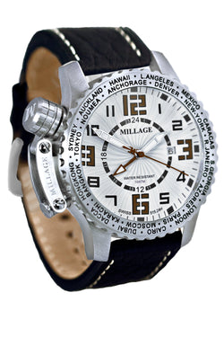 Millage MOSCOW Collection Watch W-BR-BLK-LB - Bids.com