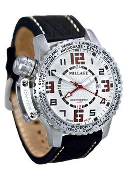 Millage MOSCOW Collection Watch W-RD-BLK-LB - Bids.com