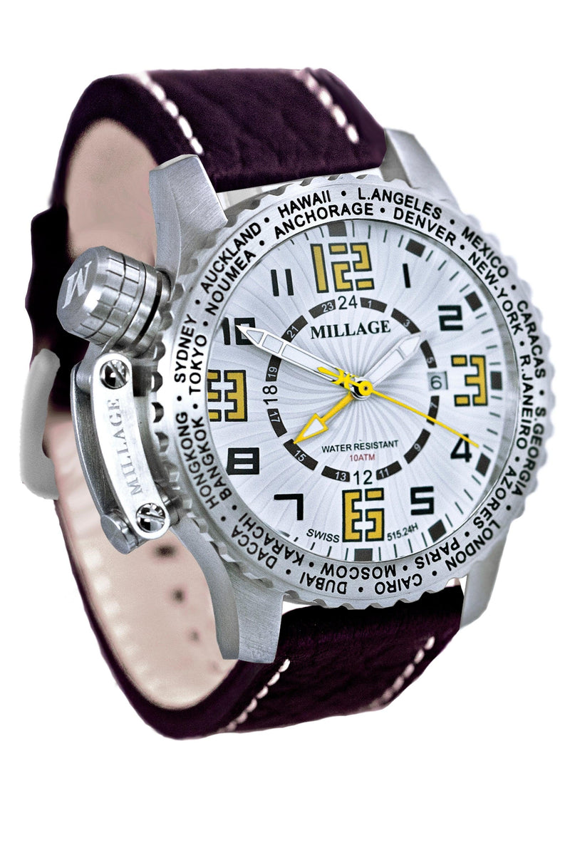 Millage MOSCOW Collection Watch W-Y-BR-LB - Bids.com