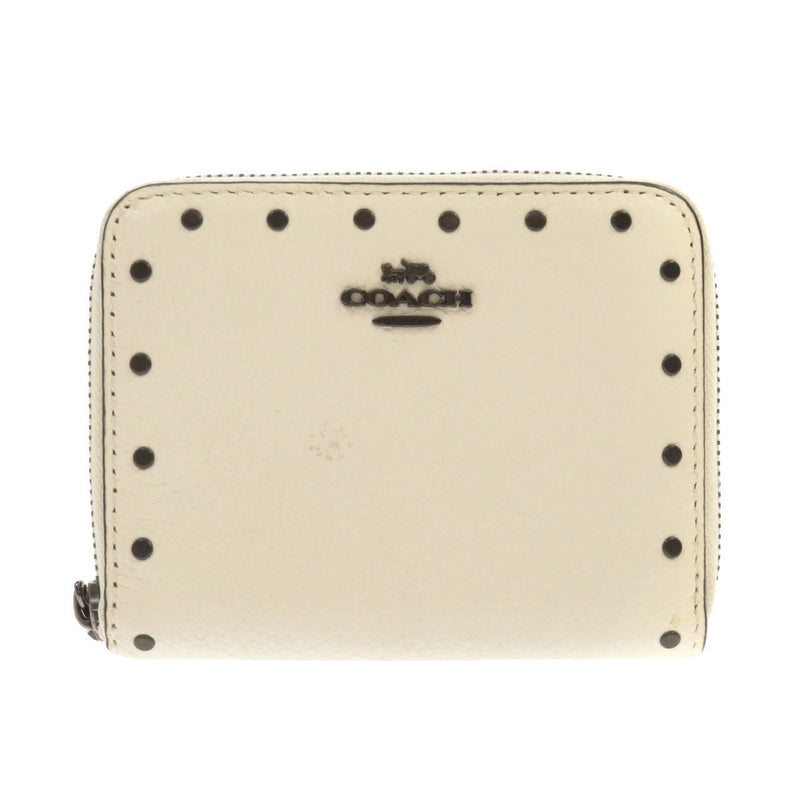 Coach 31811 Border Rivets Bi-Fold Wallet Calf Ladies