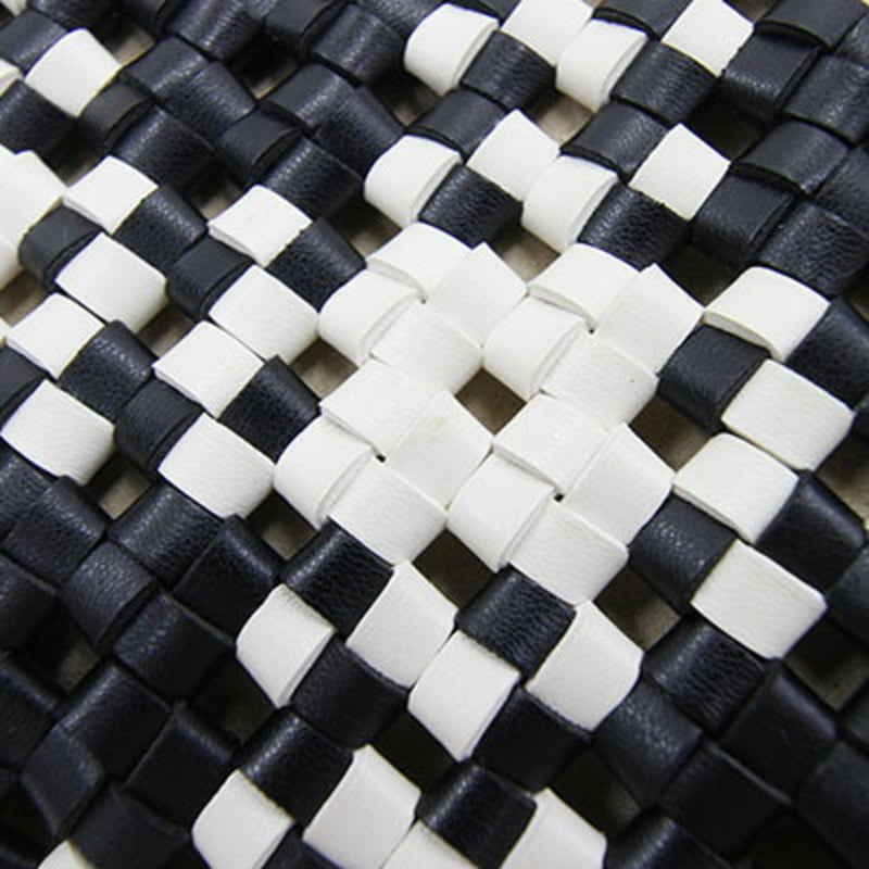 Stella McCartney Shoulder Bag Black White Eco Leather Women's Chain