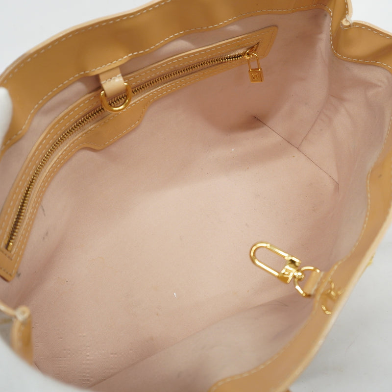 Auth Louis Vuitton Monogram Vernis Wilshere PM Wilshere PM M91642 Womens Handbag Rose