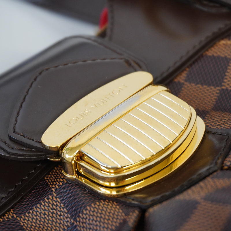 Auth Louis Vuitton Shoulder Bag Damier Sistina PM N41542