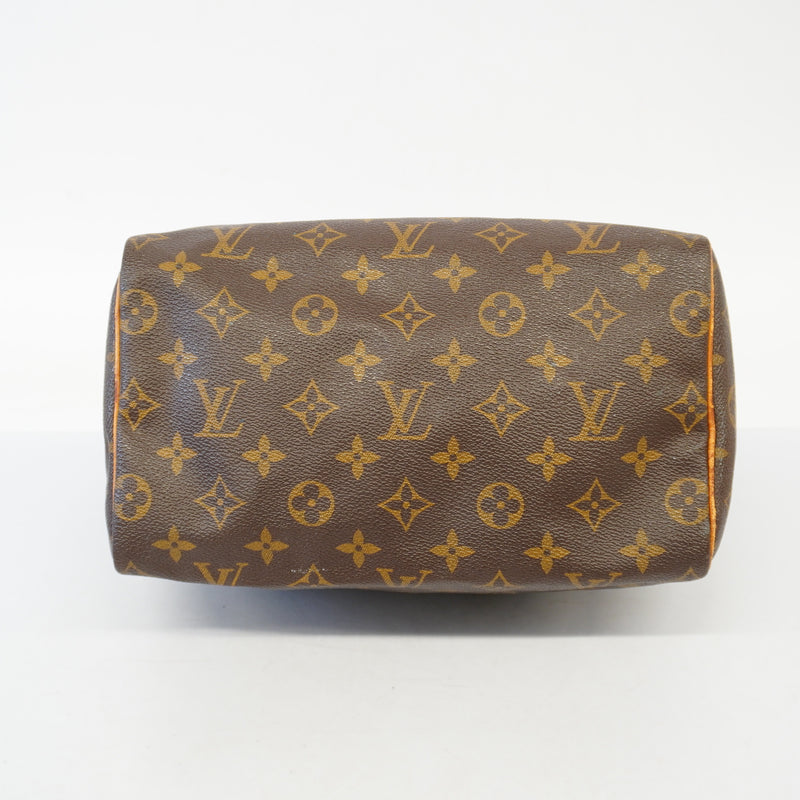 Auth Louis Vuitton Monogram Speedy 25 M41528 Womens Handbag