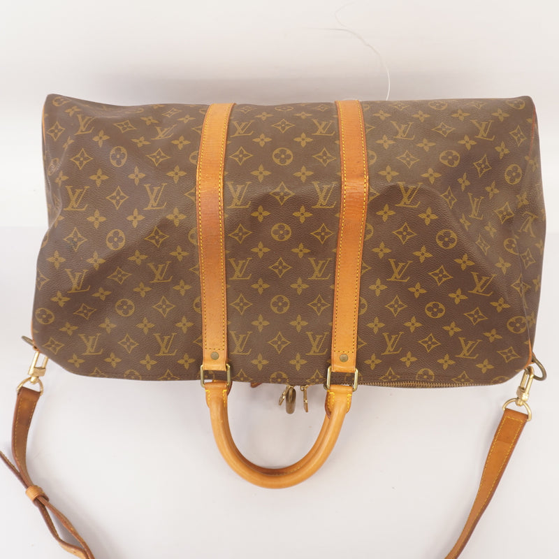 Auth Louis Vuitton Monogram Keepol Bandolier 50 M41416 Unisex Boston Bag