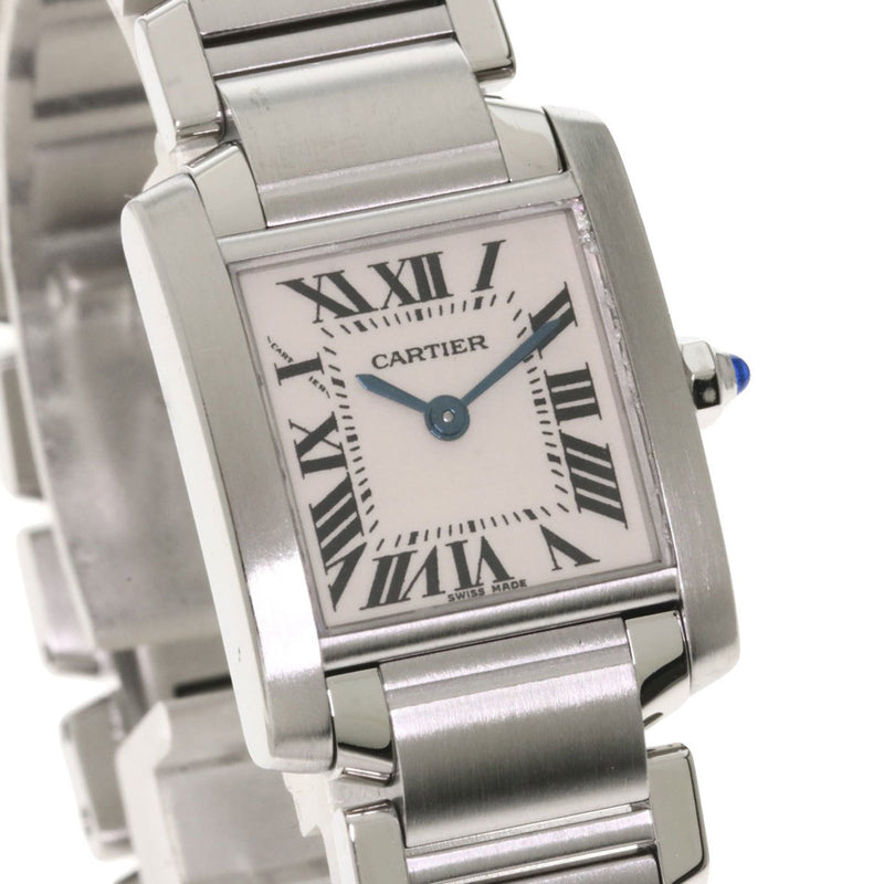Cartier W51008Q3 Tank Francaise SM Watch Stainless Steel Ladies