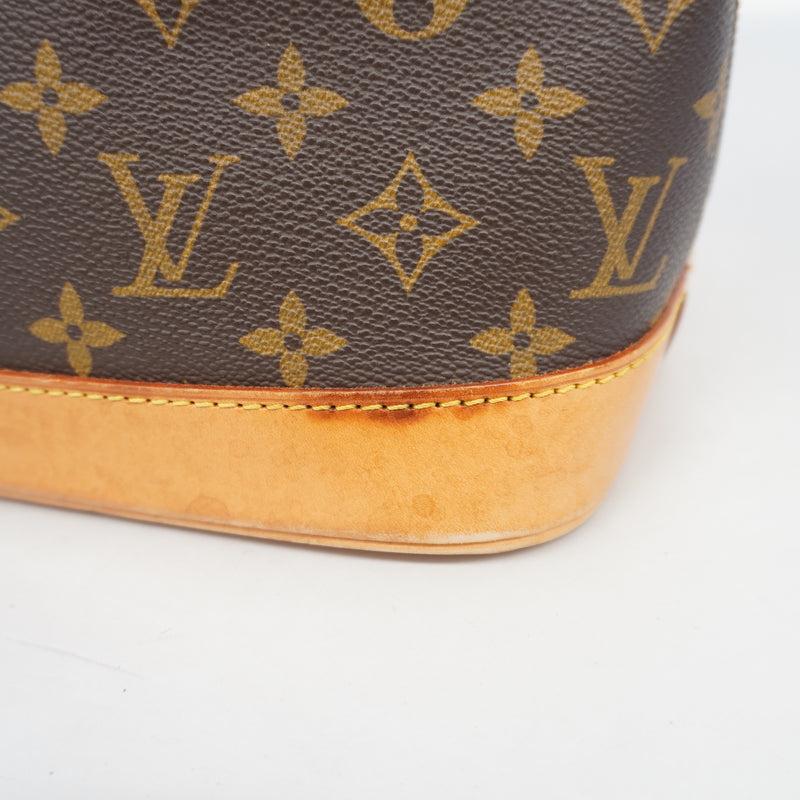Auth Louis Vuitton Monogram Alma M51130 Womens Handbag