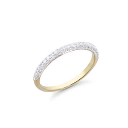 0.38 CTS CERTIFIED DIAMONDS 14K YELLOW GOLD DESIGNER RING SIZE 7.5