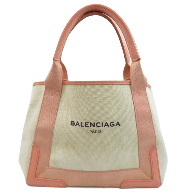 Balenciaga 339933 Navy Hippo S Tote Bag Canvas / Leather Women's BALENCIAGA
