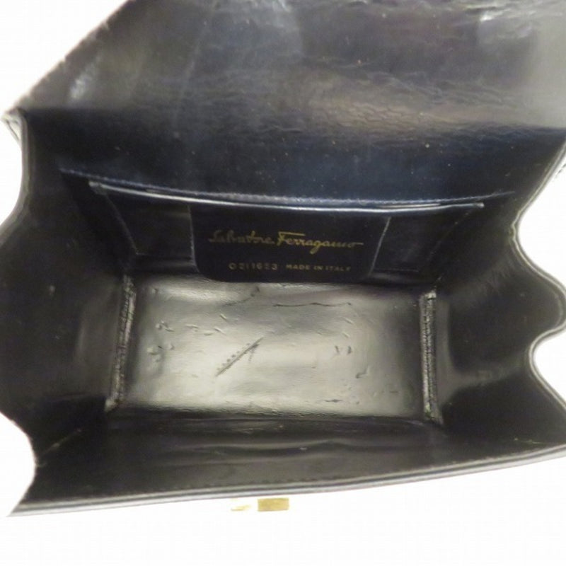 Salvatore Ferragamo Gancini Compact Shoulder 211653 Bag Ladies