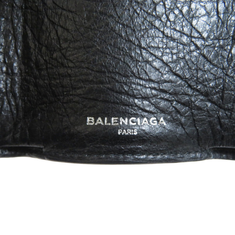 Balenciaga 477455 Classic Mini Wallet Bi-Fold Leather Ladies
