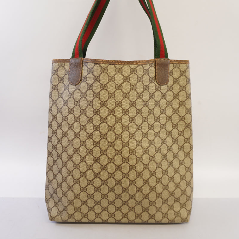 Auth Gucci Sherry Line Tote Bag 40 02 003 Womens GG Supreme HandbagTote Bag