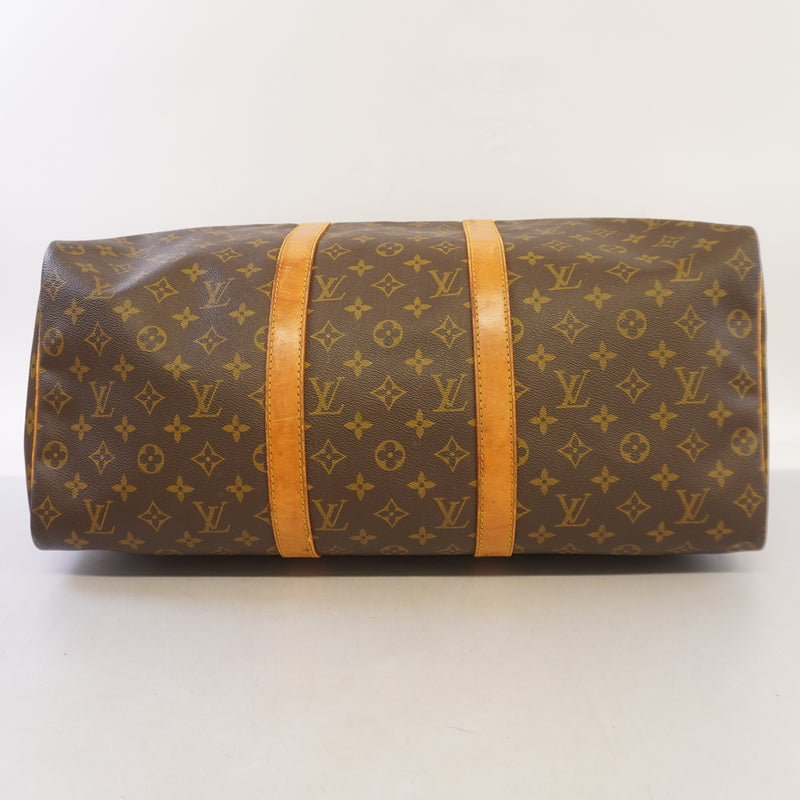 Auth Louis Vuitton Boston Bag Monogram Keepol 50 M41426 Unisex