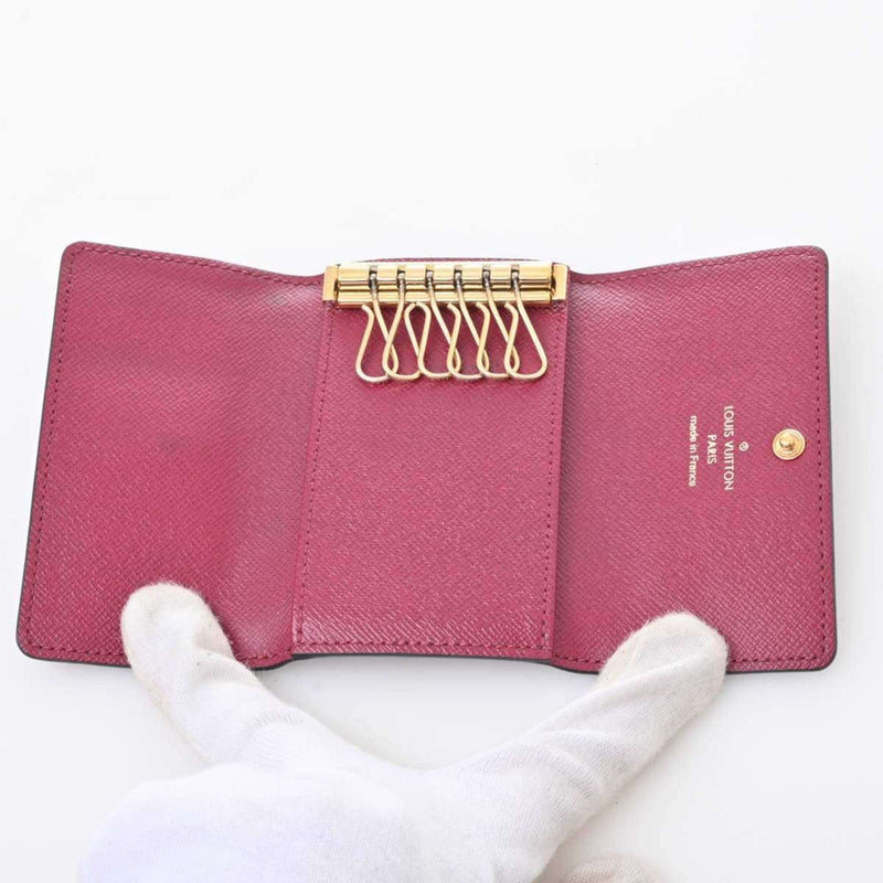 Louis Vuitton Monogram Womens PVC Key Case BordeauxBrown