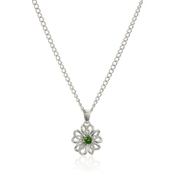 Brand New Chrome Diopside Pendant with 18" Chain