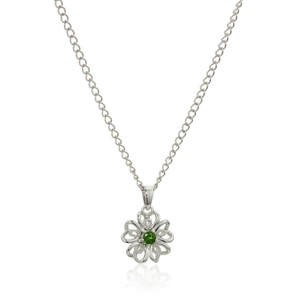 Brand New Chrome Diopside Pendant with 18" Chain