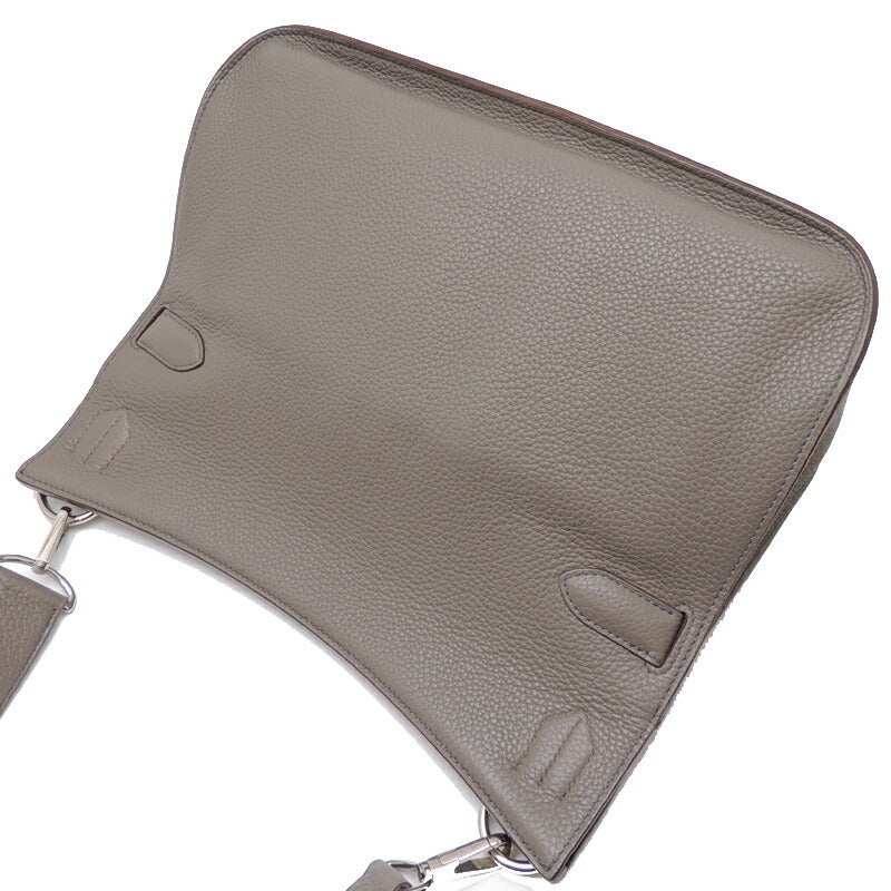 Hermes Gypsier 34 Eclat  P engraved (made in 2012) Ladies Shoulder Bag Taurillon Clemence Ethane